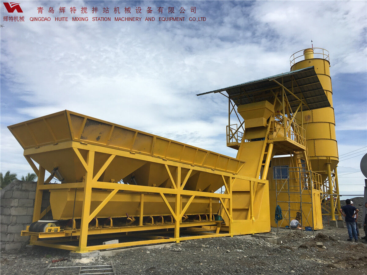 HZM50混凝土攪拌站 輝特機械 模塊化設計易安裝 HZM50混凝土攪拌站 輝特機械 模塊化設計易安裝