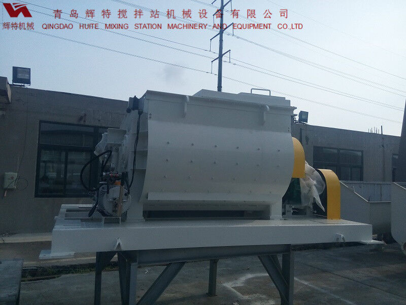 JS750攪拌臂采用偏心式設(shè)計(jì)，延長(zhǎng)使用壽命，青島輝特機(jī)械