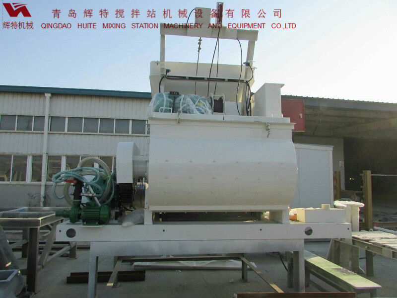 JS750攪拌臂采用偏心式設(shè)計(jì)，延長(zhǎng)使用壽命，青島輝特機(jī)械