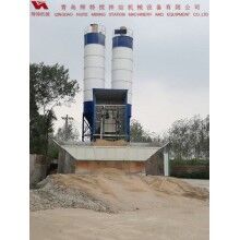 輝特混凝土攪拌站HZS50攪拌性能強，攪拌均勻、迅速，生產(chǎn)效率高