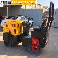 內(nèi)外兼修！1噸雙鋼輪振動壓路機(jī) 全液壓柴油壓路機(jī) 振動小碾子