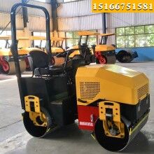 一路順風！座駕式2.5噸全液壓壓路機 雙鋼輪柴油振動碾 溝槽壓實機