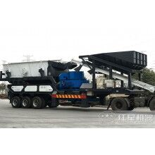 一臺移動式的破碎機價格多少？生產(chǎn)能力大不大？Z100