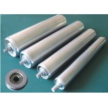 鍍鋅滾筒加工、無(wú)動(dòng)力鍍鋅滾輪加工，定做滾輪