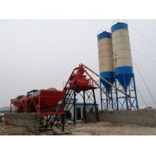 小型節(jié)能型hzs25攪拌站，操作方便